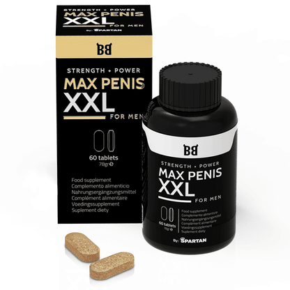 SUPPLEMENTS, MAX PENIS XXL STRENGTH + POWER FOR MEN 60 TABLETS - TasteOfLove